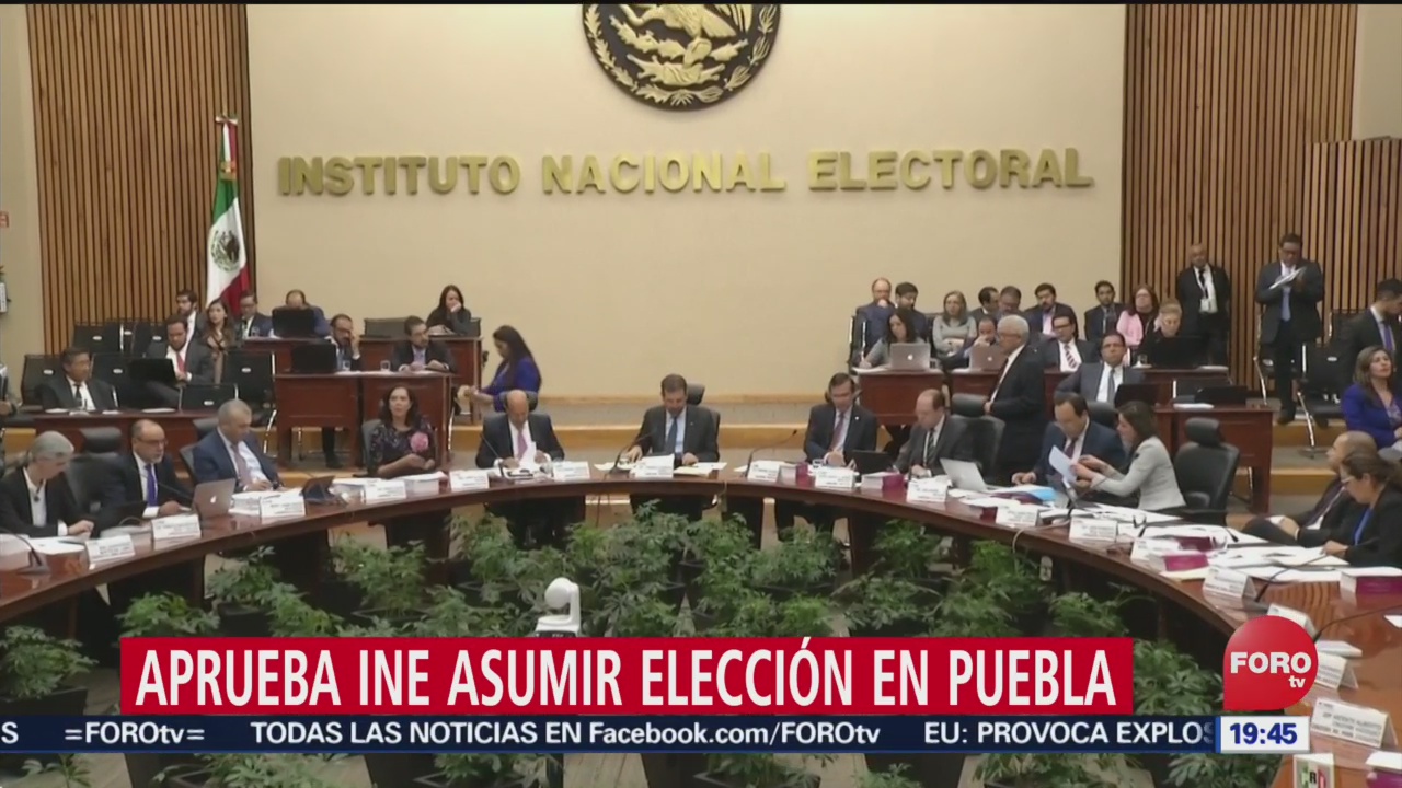 Foto: INE Asumirá Organización Elección En Puebla 06 de Febrero 2019