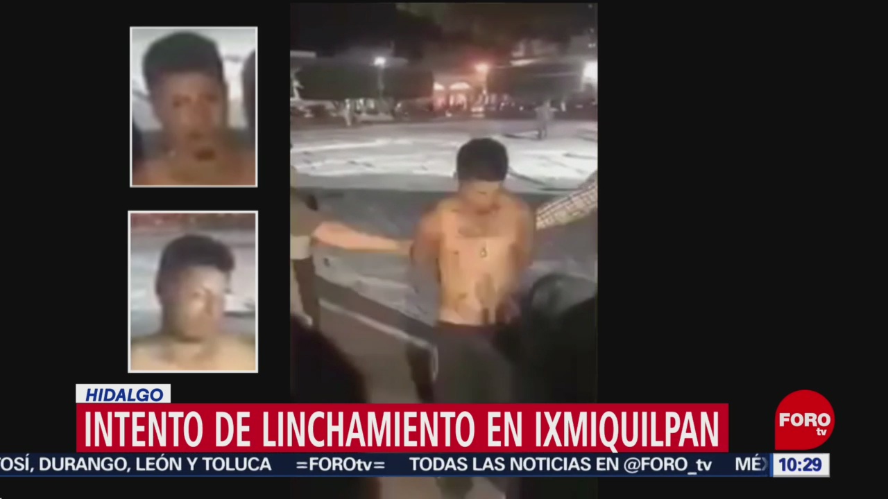 Intento de linchamiento en Hidalgo