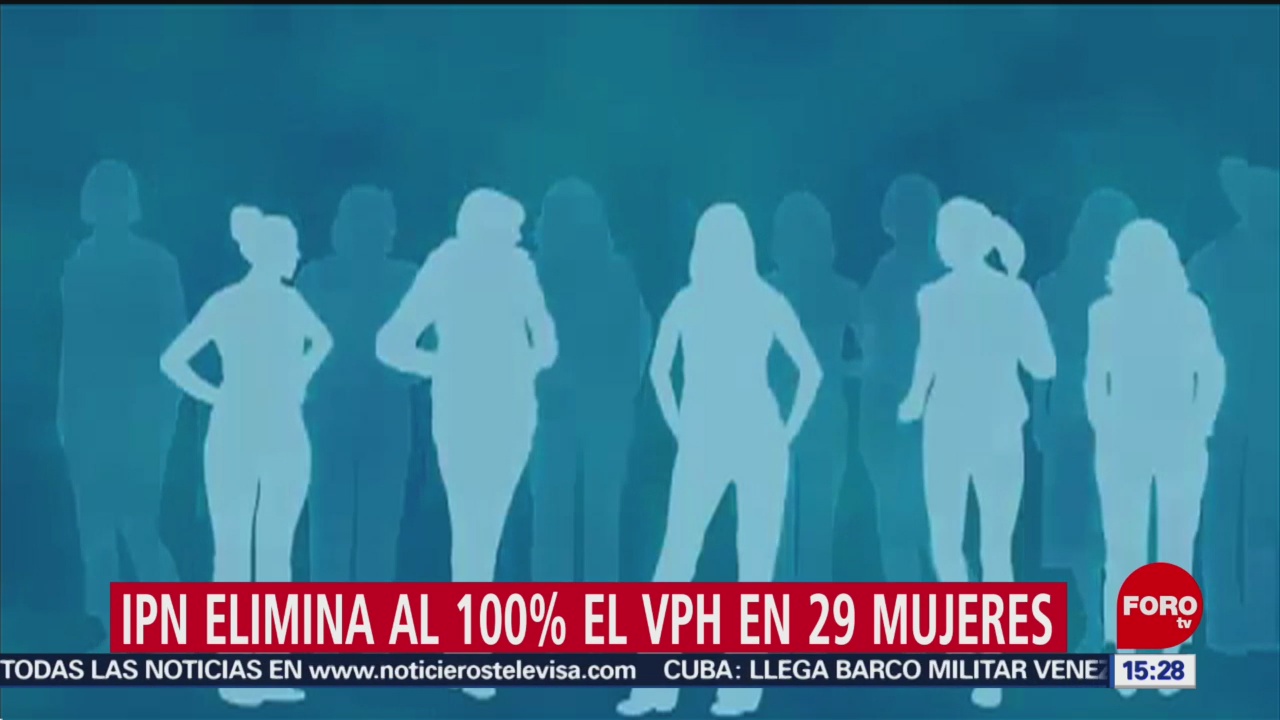 Foto: IPN elimina el VPH en 29 mujeres