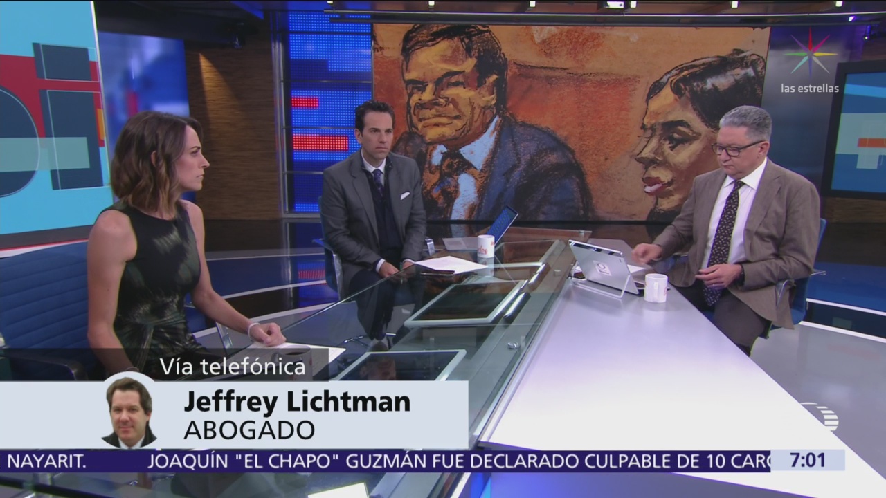 Foto: Jeffrey Litchman, abogado de "El Chapo", habla en Despierta