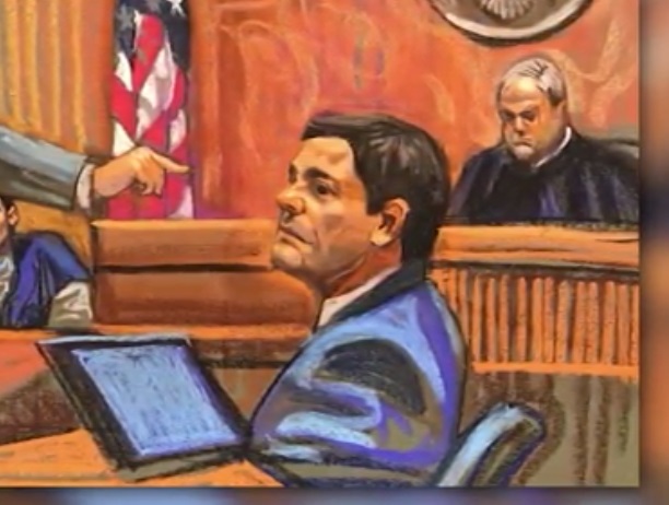 Foto: El juicio del narcotraficante mexicano Joaquín "El Chapo" Guzmán permanece sin veredicto, Nueva York, febrero 10 de 2019 (Reuters)