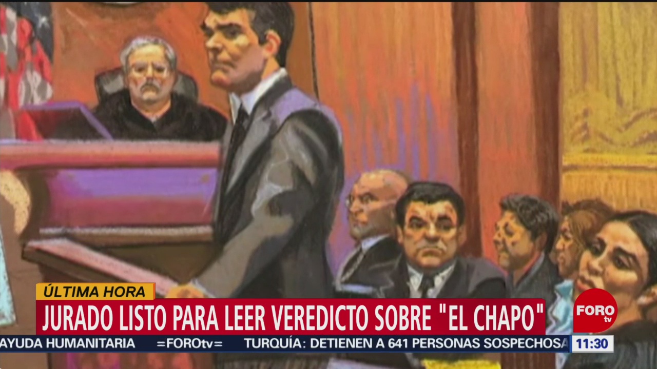 Jurado del caso contra ‘El Chapo’ dice estar listo para leer veredicto