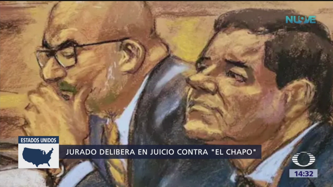 FOTO: Jurado delibera en juicio contra ‘El Chapo’, 4 febrero 2019