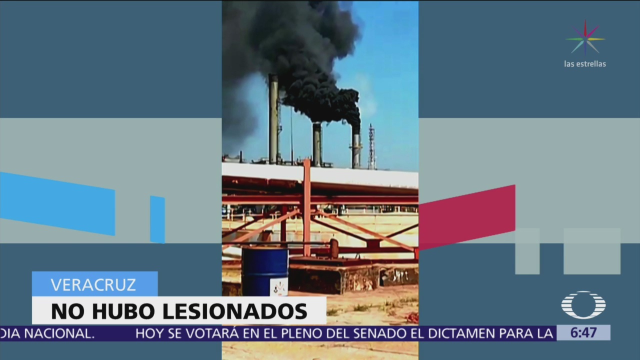 Limpieza provoca humo y alarma en refinería de Minatitlán