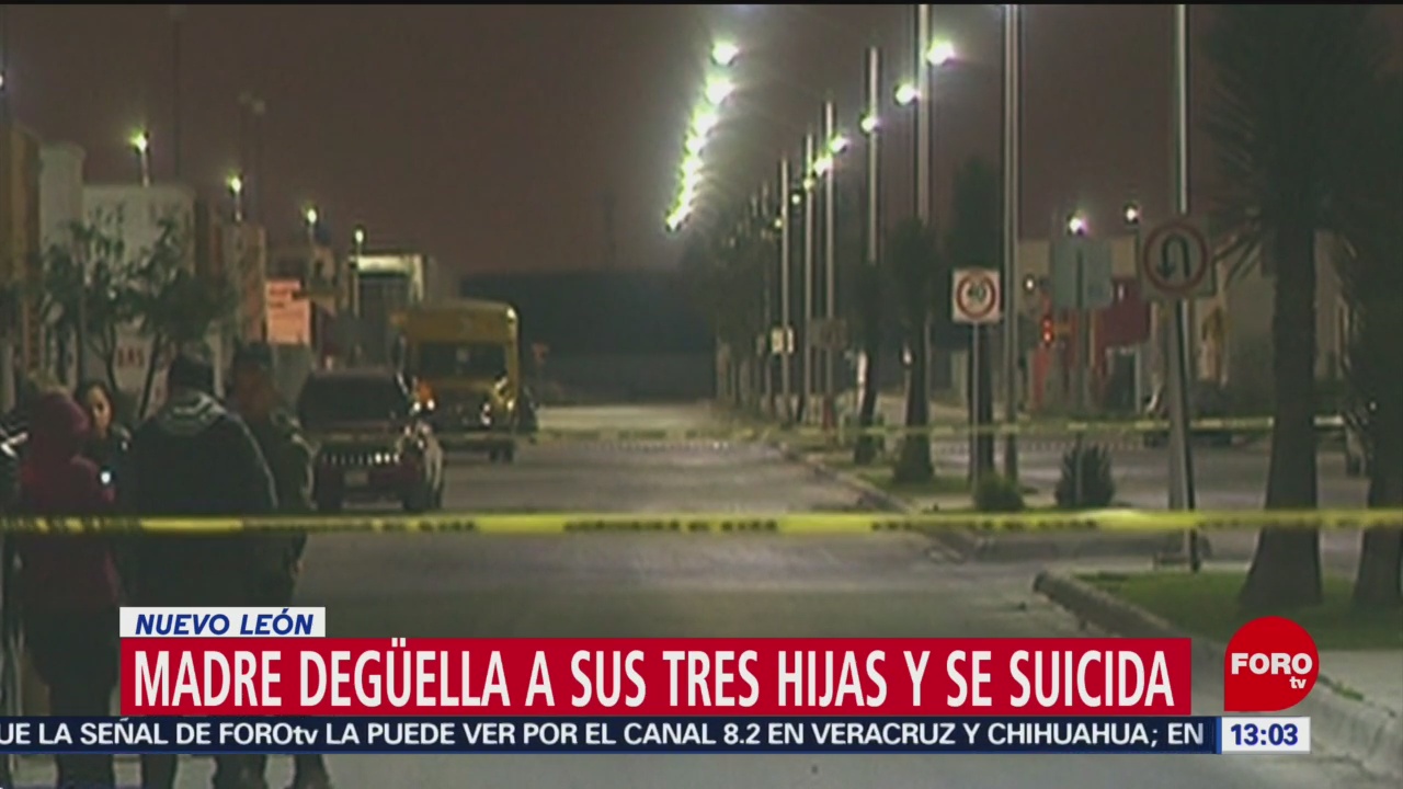 Madre asesina a hijas y se suicida en Nuevo León