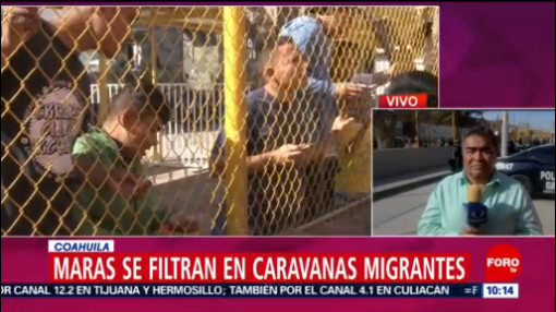 FOTO: Maras se infiltran en las caravanas migrantes que están en Coahuila, 16 febrero 2019