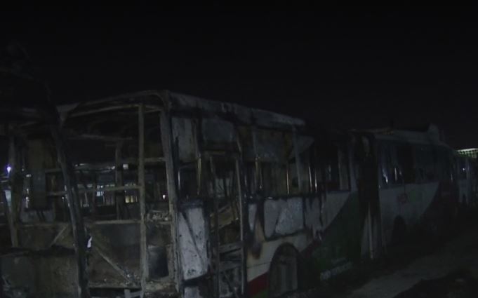 Foto: Incendio Mexibus, el 22 de febrero 2019