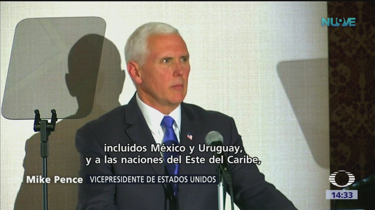 Foto: Mike Pence pide a México reconocer a Guaido como presidente de Venezuela