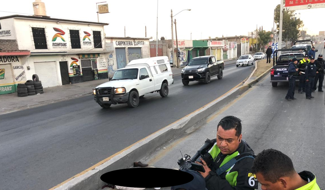 FOTO Muere hombre atropellado en estación Cuauhtémoc Sur del Mexibús en Ecatepec Twitter @OpEsMx 19 febrero 2019