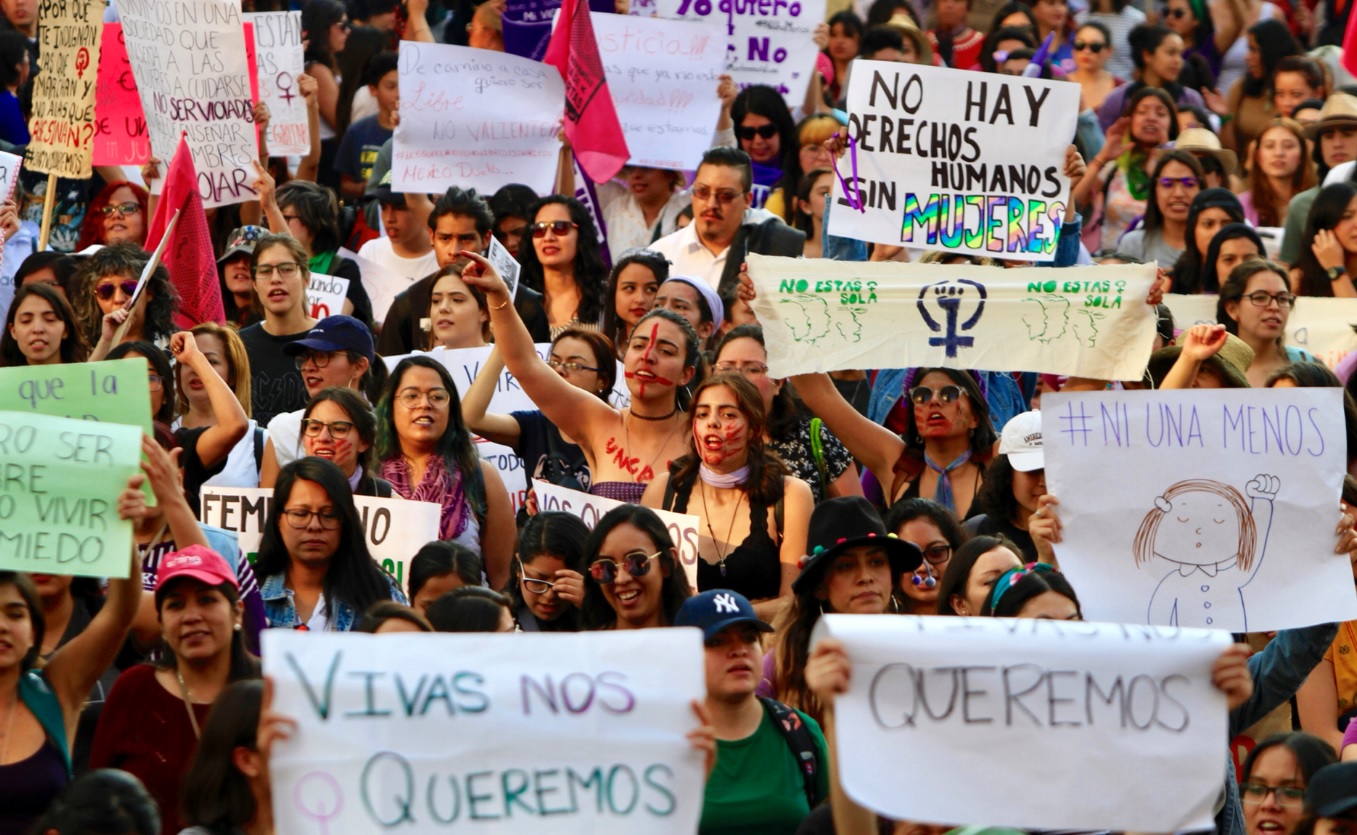 Mujeres exigen que se acabe la violencia en la CDMX