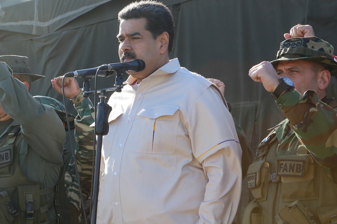 Maduro realiza ejercicios militares con mensaje para Trump