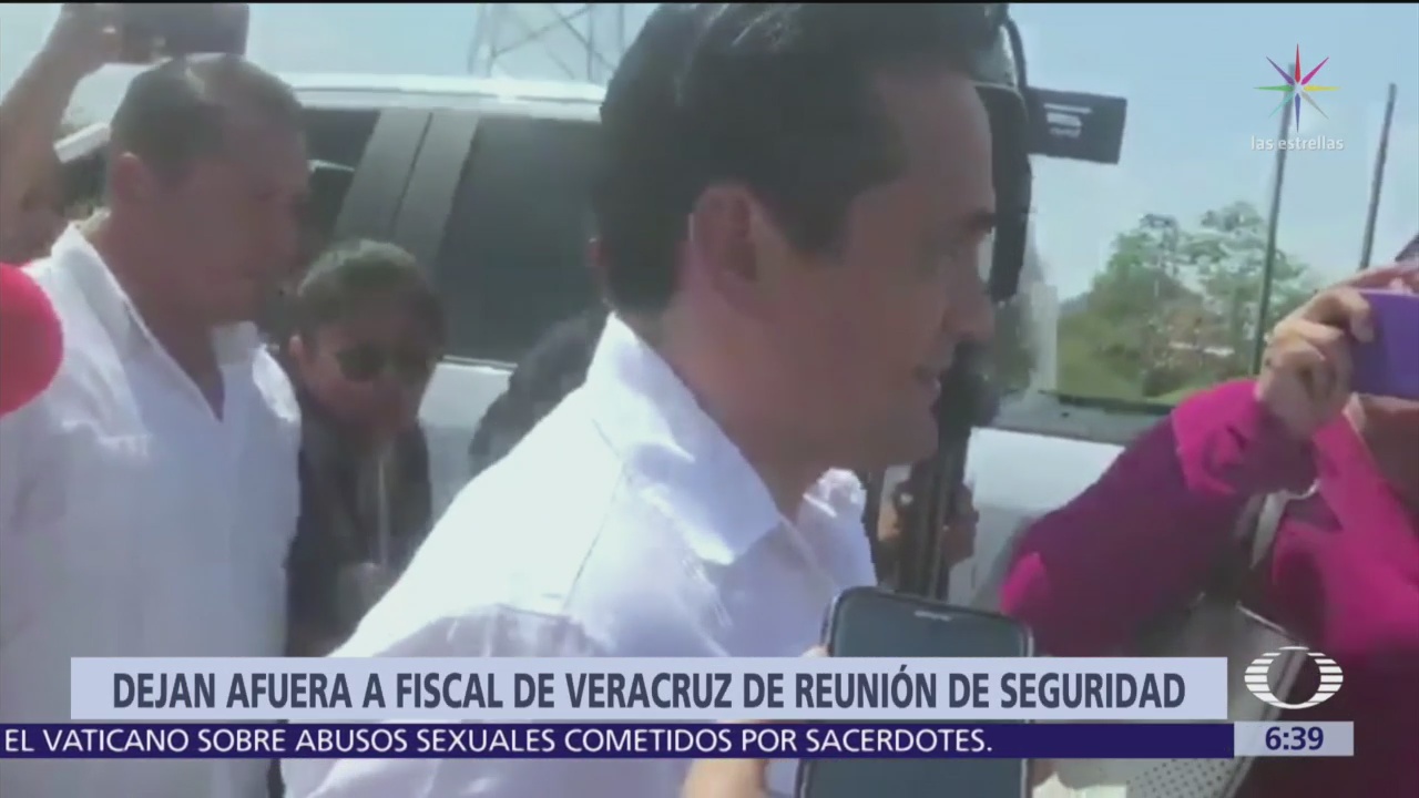 Niegan acceso a fiscal de Veracruz a reunión de seguridad