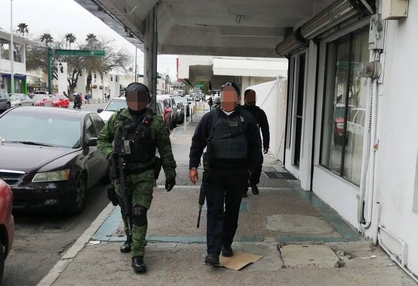 Operativo de seguridad en Nuevo Laredo, Tamaulipas. 31 de enero 2019. Twitter @SSP_GobTam
