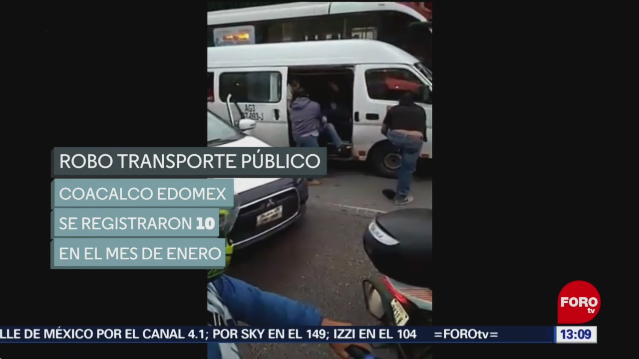 Fotos: Operativos contra robo a transporte público en Coacalco