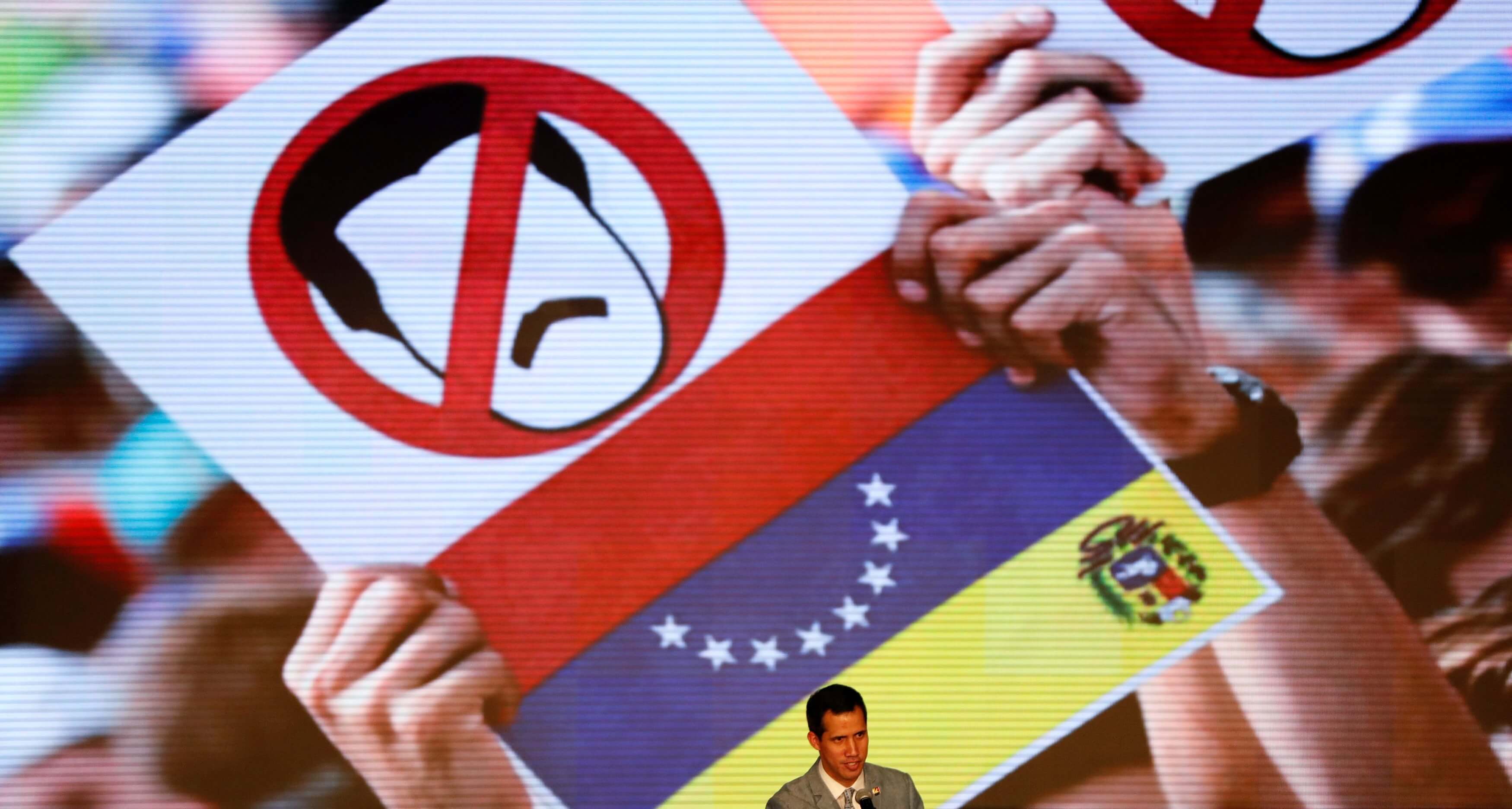 Venezuela, mitin de apoyo de la oposición, Juan Guaidó, Reuters, 8 febrero 2019