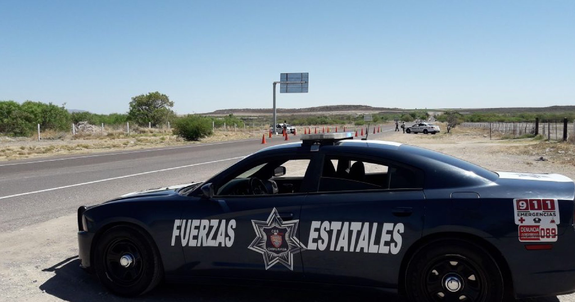 Foto: Operativo de seguridad en Chihuahua, 26 de febrero 2019. Facebook (Comisión Estatal de Seguridad Chihuahua)