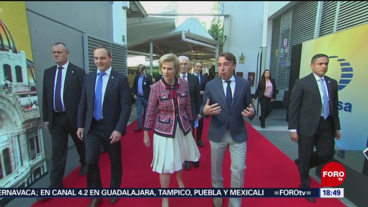 Foto: Princesa de Bélgica visita instalaciones de Televisa