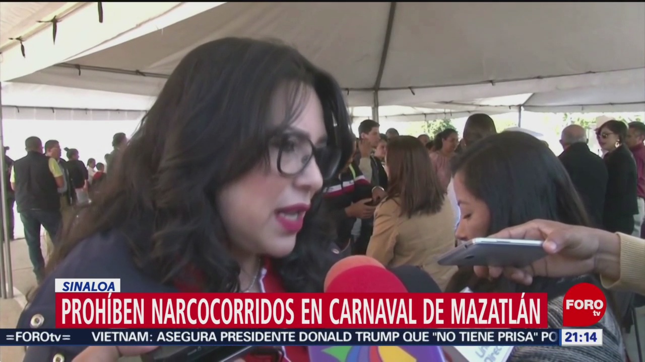 Foto: Prohíben Narcocorridos Carnaval Mazatlán Sinaloa 27 de Febrero 2019