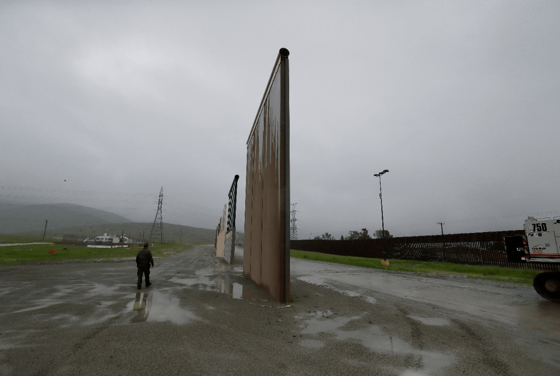 Foto: Prototipo de muro fronterizo en Estados Unidos, 5 de febrero de 2019, San Diego, California