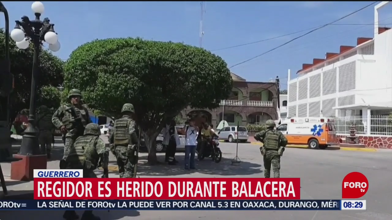 FOTO: Regidor es herido durante balacera en Guerrero, 10 febrero 2019