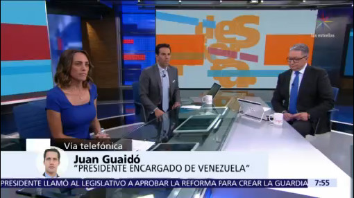 Reto de elecciones es 'chantaje' de Maduro, dice Juan Guaidó en Despierta