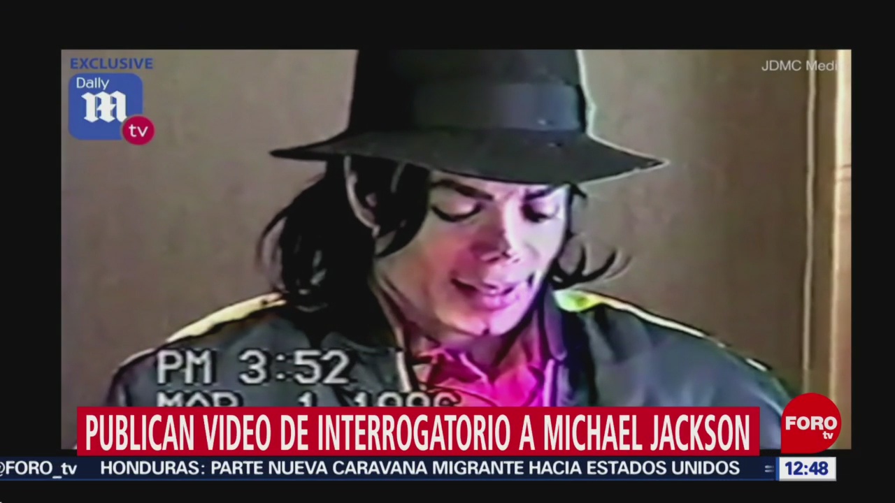 Revelan video de interrogatorio a Michael Jackson