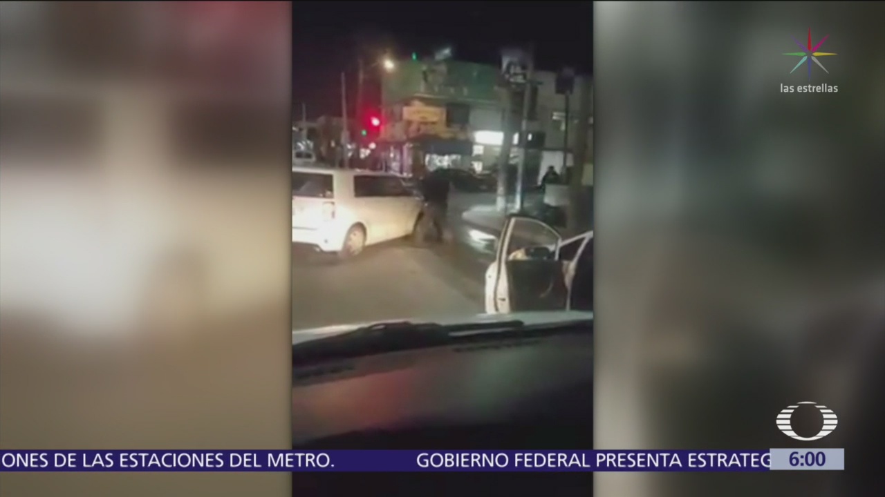 Roban auto a conductor mientras protagoniza pelea en Tijuana