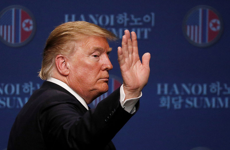Trump: Me retiré de cumbre porque Kim me pidió levantar sanciones