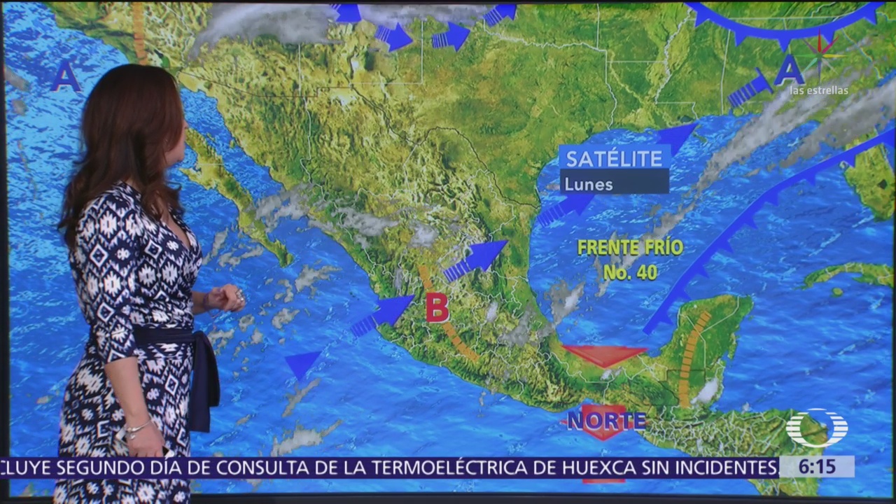Se mantendrán lluvias en el centro, oriente y sureste de México