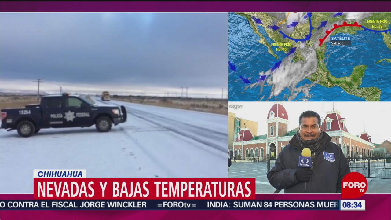 FOTO: Se registra nevadas en 8 municipios de Sonora, 23 febrero 2019