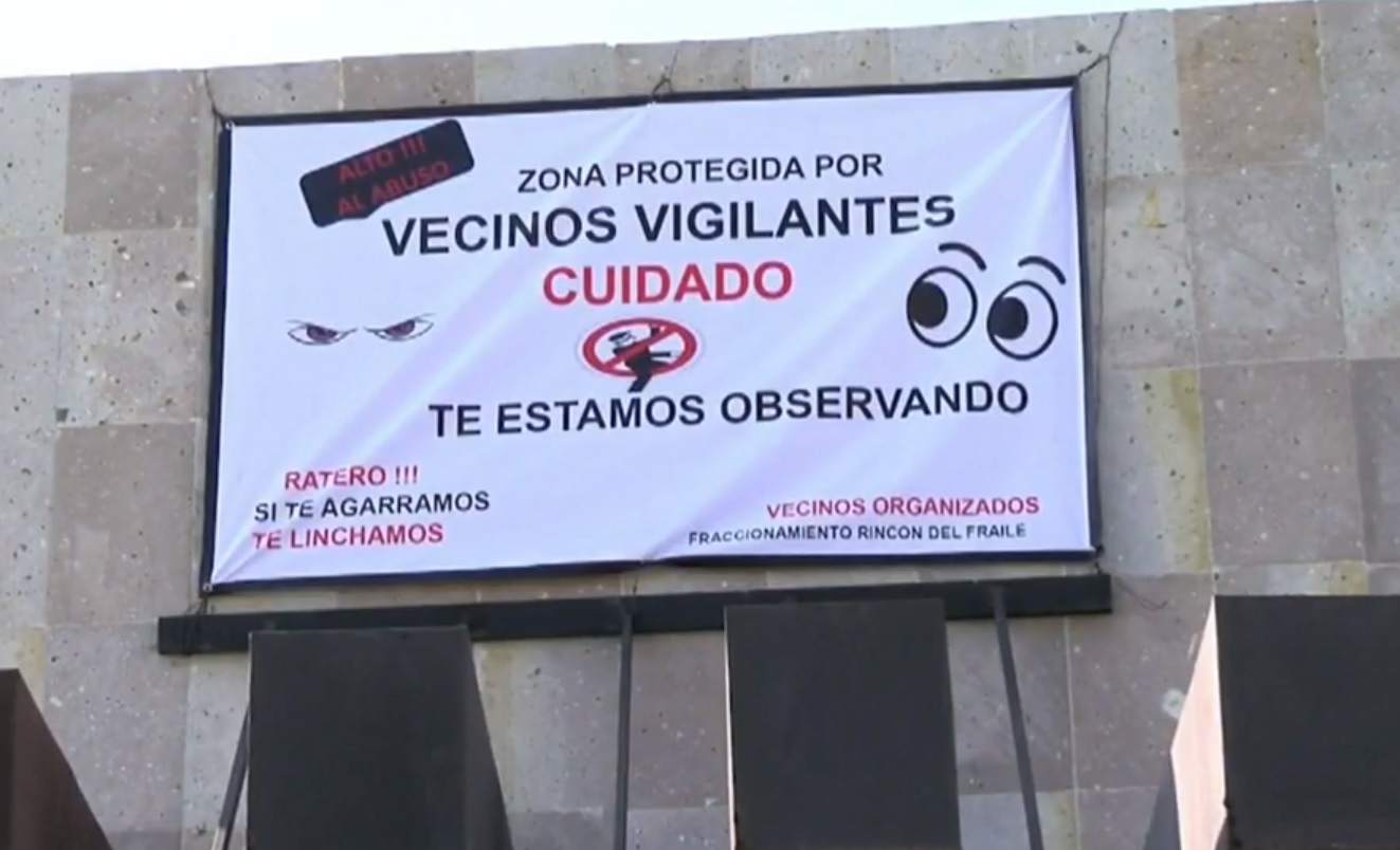 'Si te agarramos te linchamos’, advierten a ladrones, vecinos de fraccionamiento en García, NL