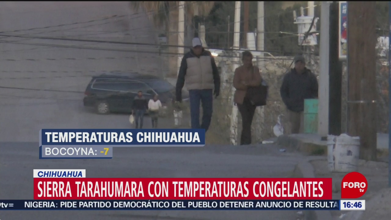 Foto: Meteorólogos de Protección Civil en Chihuahua alertan que se mantienen temperaturas congelantes en zonas como la sierra Tarahumara