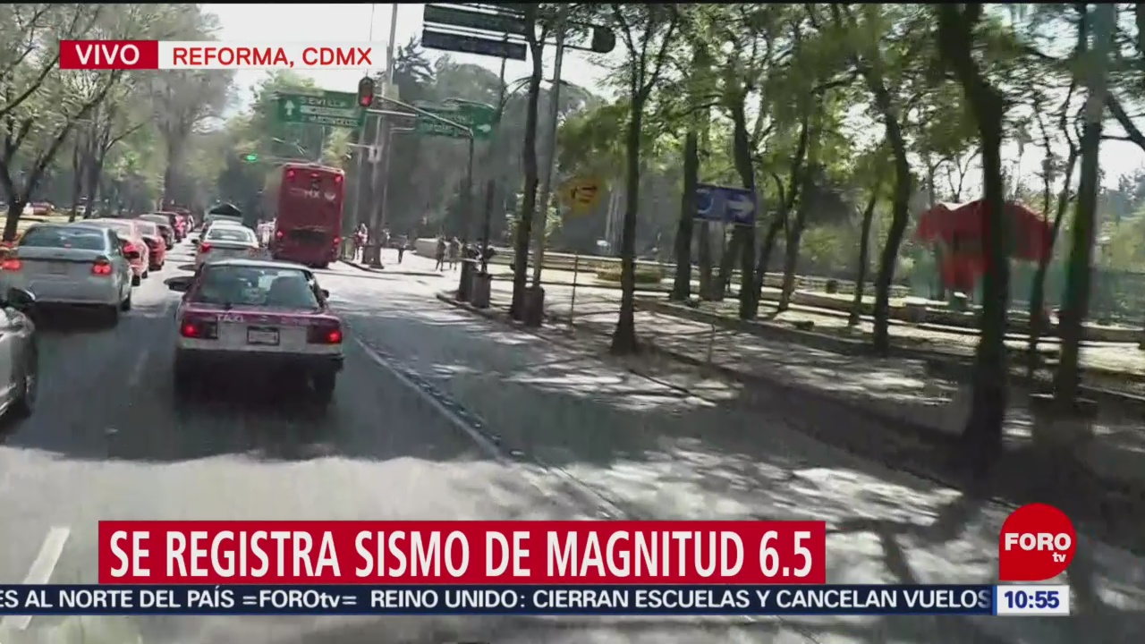 Sismo de magnitud 6.5 se percibe en Puebla