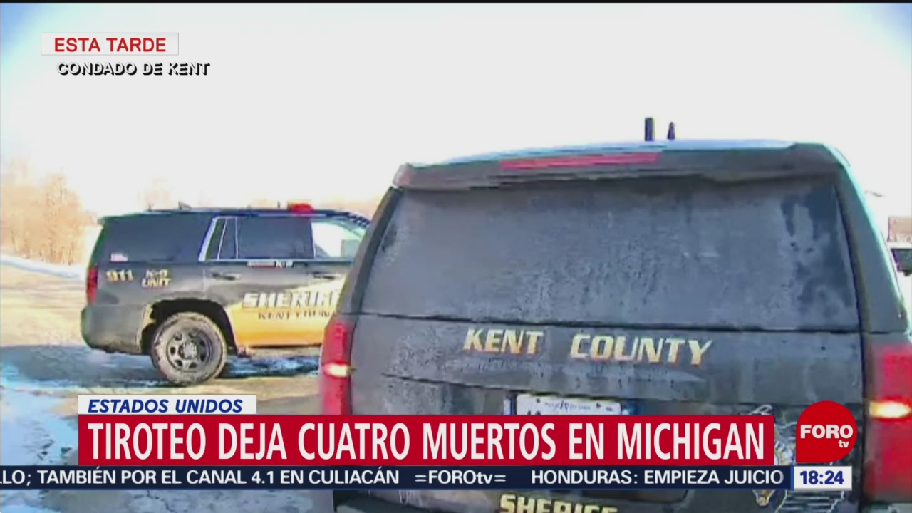 Foto: Tiroteo deja cuatro muertos en Michigan