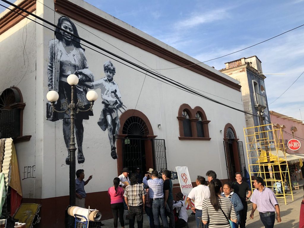 Foto: Tlaxiaco celebra a Yalitza Aparicio y devela mural 25 febrero 2019