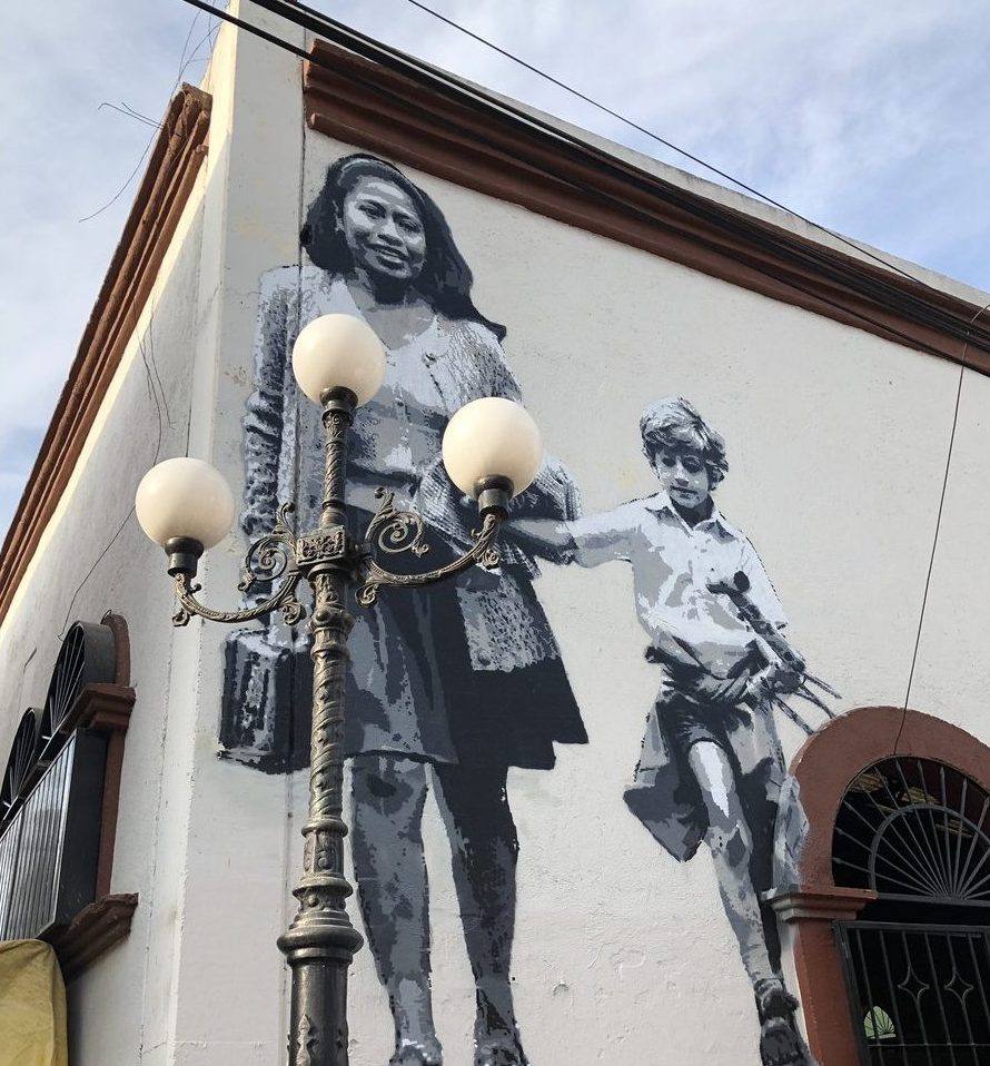 Foto: Tlaxiaco celebra a Yalitza Aparicio y devela mural de 'Roma' 25 febrero 2019