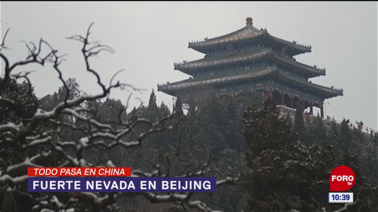 Foto: Todo Pasa En China: Tormenta de nieve en Beijín