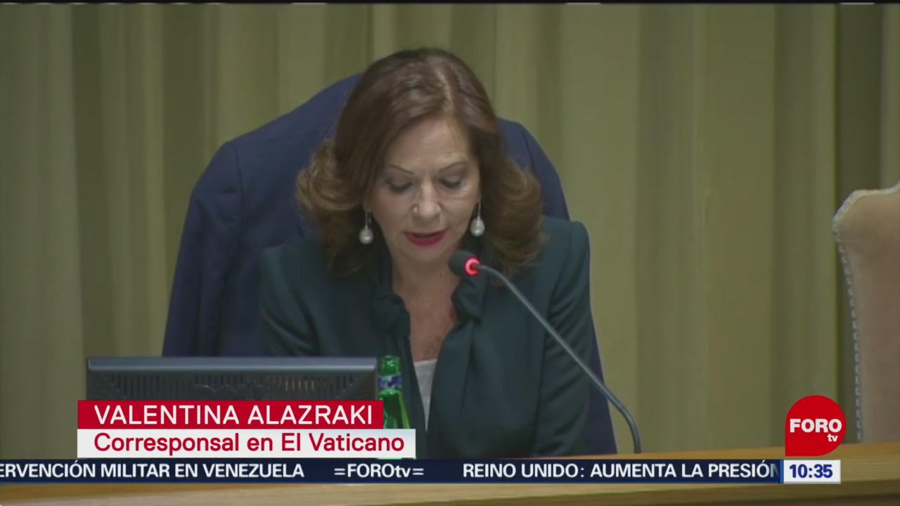 Valentina Alazraki participa en cumbre sobre abusos sexuales