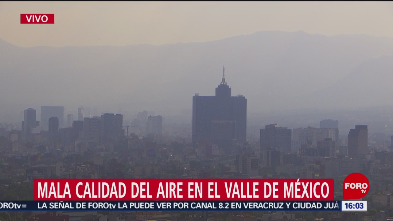 FOTO: Valle de México registra mala calidad de aire, 16 febrero 2019