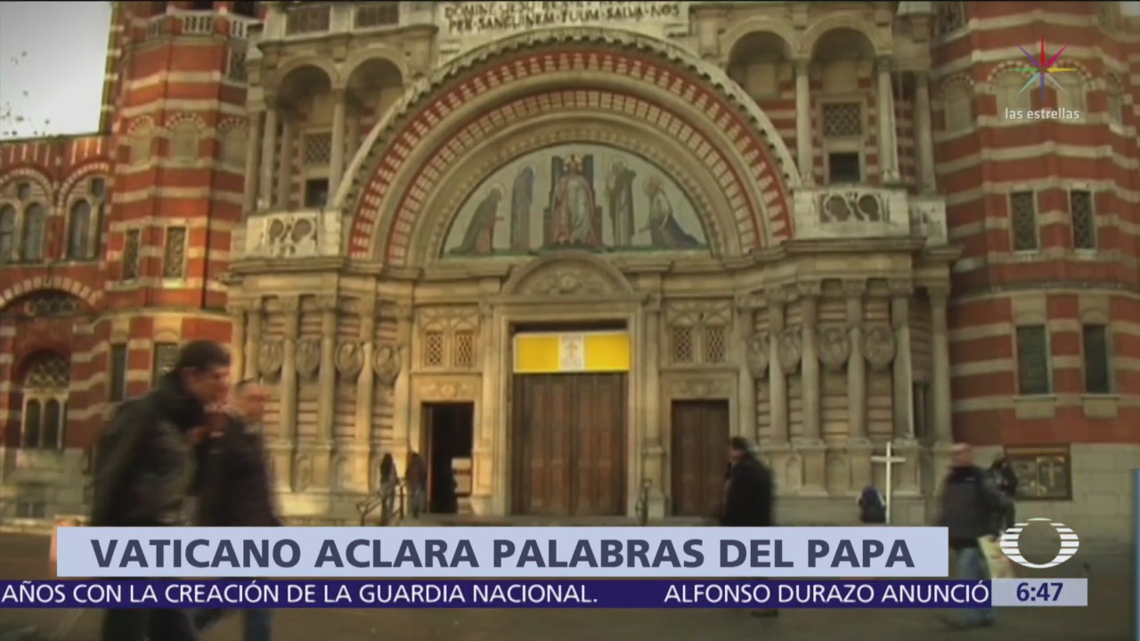 Vaticano matiza declaraciones del papa Francisco sobre abuso sexual de curas