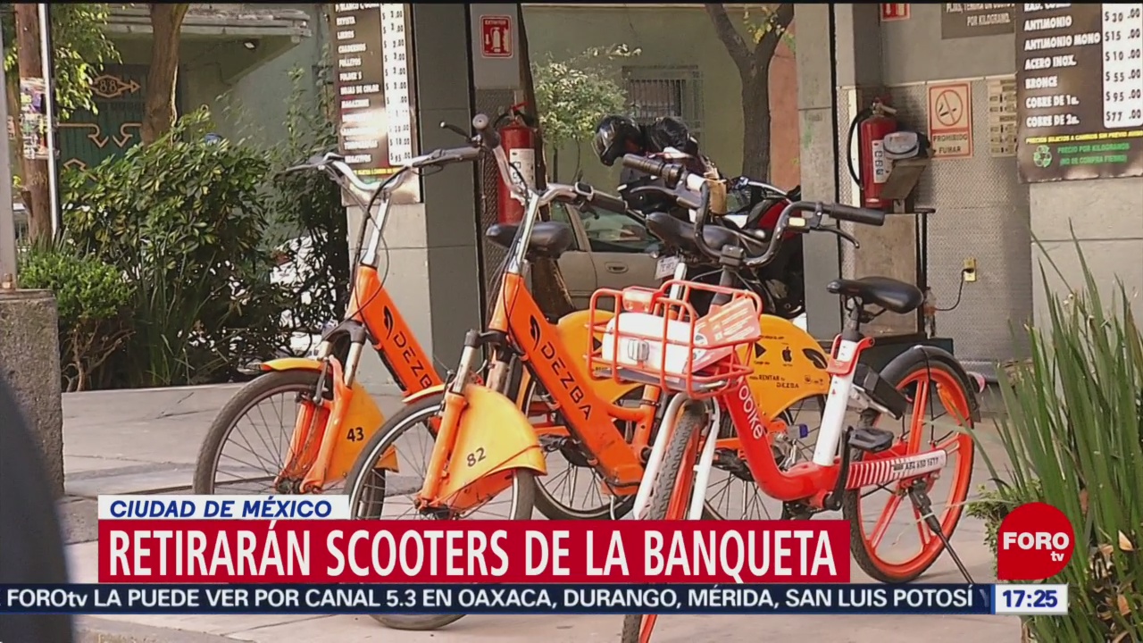 Foto: Vecinos retirarán bicicletas y monopatines fuera de lugar en la Condesa