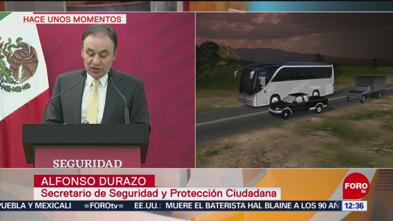 Alfonso Durazo revela detalles del secuestro de migrantes en Tamaulipas