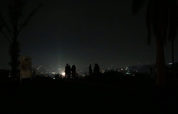 Foto: Vista del apagón en Caracas, Venezuela, 30 marzo 2019