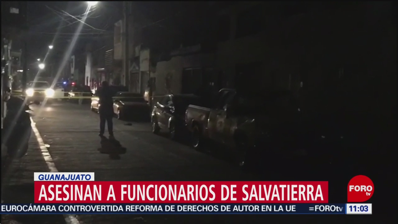 Asesinan a funcionarios de Salvatierra, Guanajuato