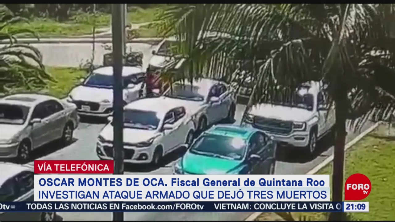 FOTO: Balacera en Cancún causa tres muertos, 2 marzo 2019