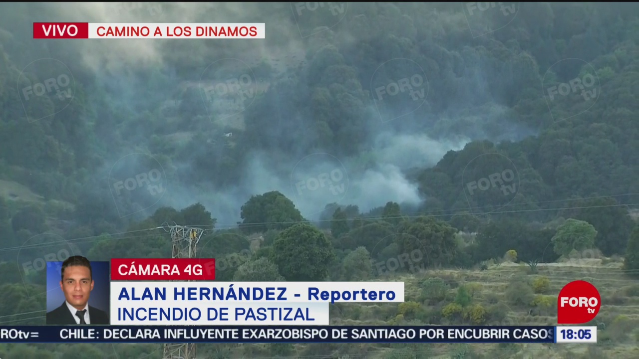 Foto: Bomberos combaten incendio en Los Dinamos