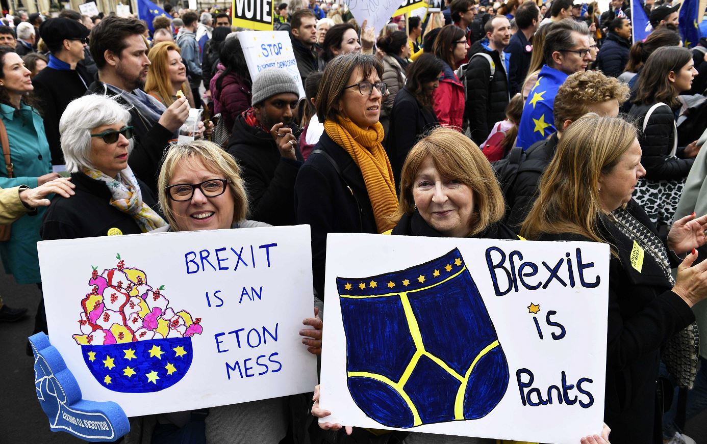 Foto: Miles de personas marchan en Londres para exigir segundo referéndum sobre ‘brexit’, 23 marzo 2019