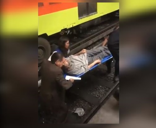 Foto: Una persona cayó a las vías en la estación Guerrero, Línea 3, que va de Indios Verdes a Universidad, 29 marzo 2019