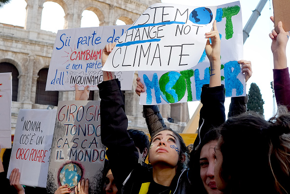 Foto:Miles de jóvenes marchan en todo el mundo contra el cambio climático, 15 marzo 2019