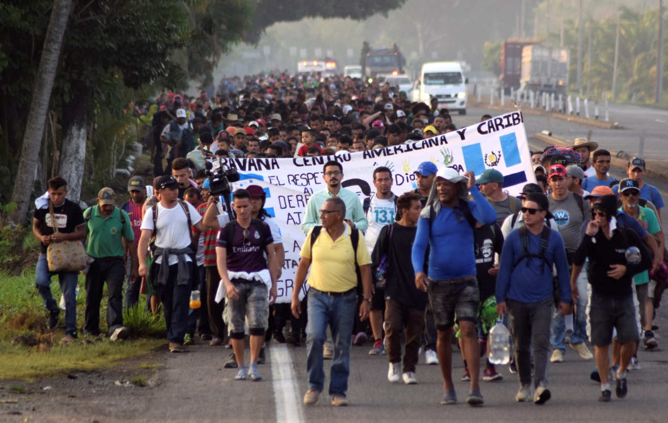 Avanza nueva caravana migrante de Chiapas a EEUU